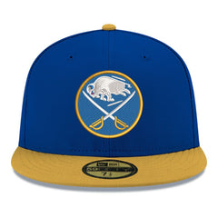 Buffalo Sabres - New Era Core Logo Two-Tone 59FIFTY Fitted Hat Royal