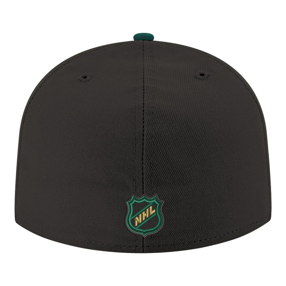 Dallas Stars - New Era Core Logo Two-Tone 59FIFTY Fitted Hat Black