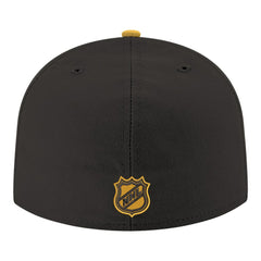 Boston Bruins New Era Core Logo Two-Tone 59FIFTY Fitted Hat Black