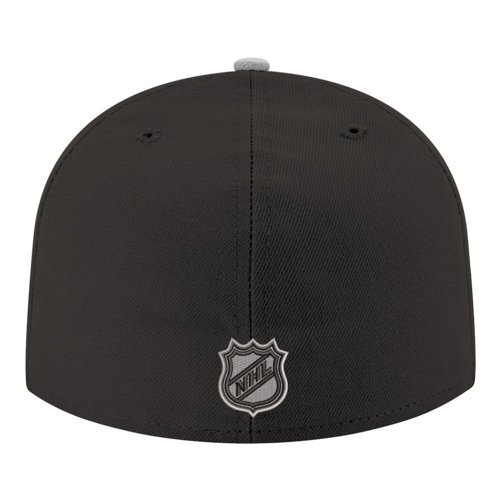 Los Angeles Kings - New Era Core Logo Two-Tone 59FIFTY Fitted Hat Black