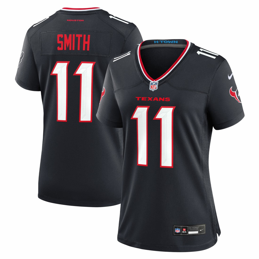 Tremon Smith Houston Texans Women's Team Game Jersey Navy - Nike