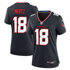 Graham Mertz Houston Texans Women's Team Game Jersey Navy - Nike