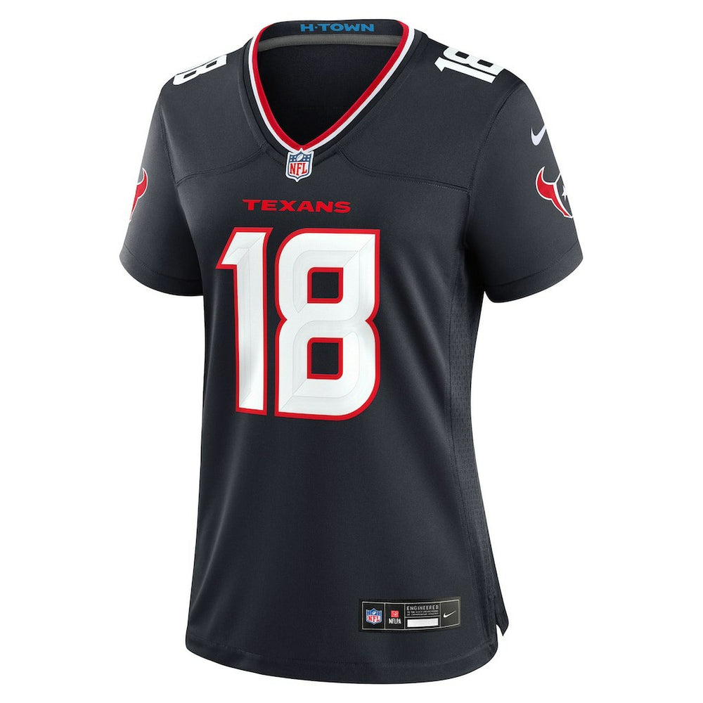 Graham Mertz Houston Texans Women's Team Game Jersey Navy - Nike