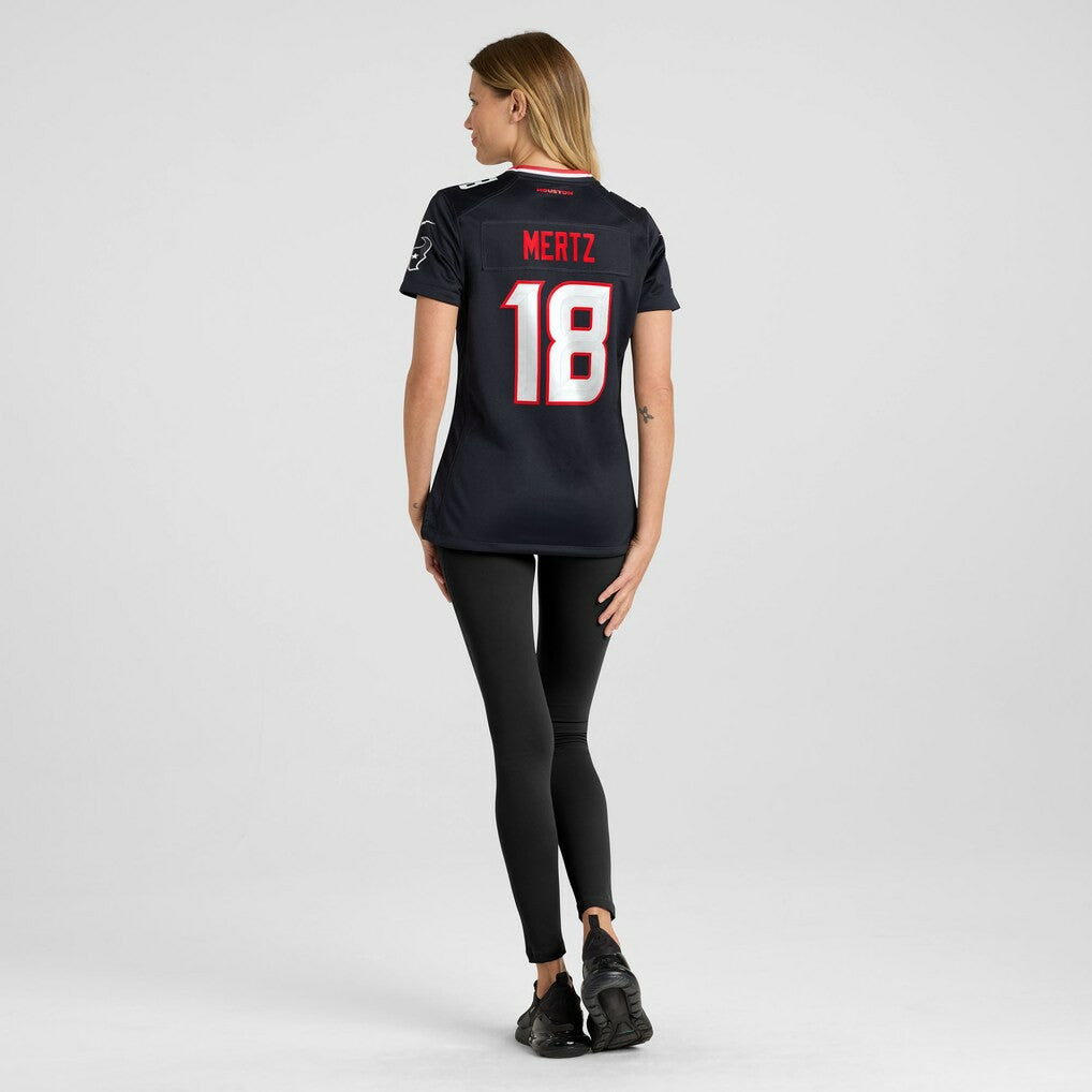 Graham Mertz Houston Texans Women's Team Game Jersey Navy - Nike