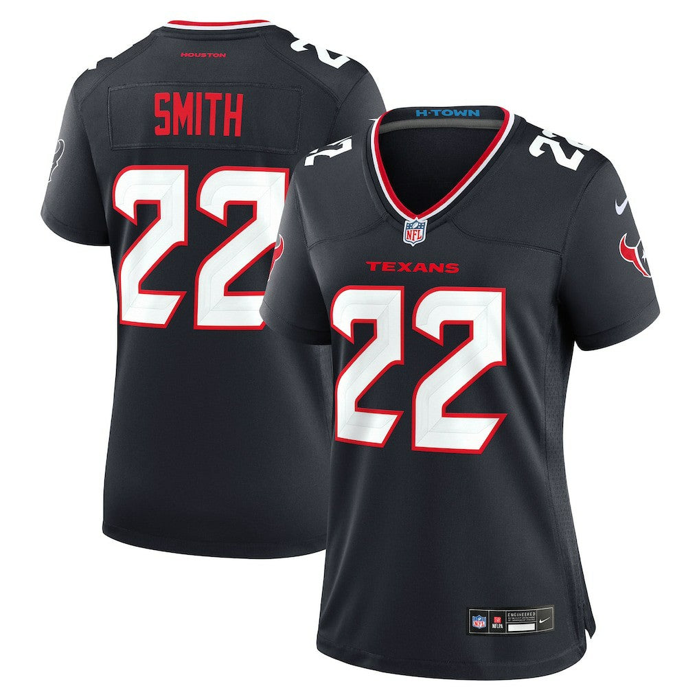 Jaylin Smith Houston Texans Women's Team Game Jersey Navy - Nike
