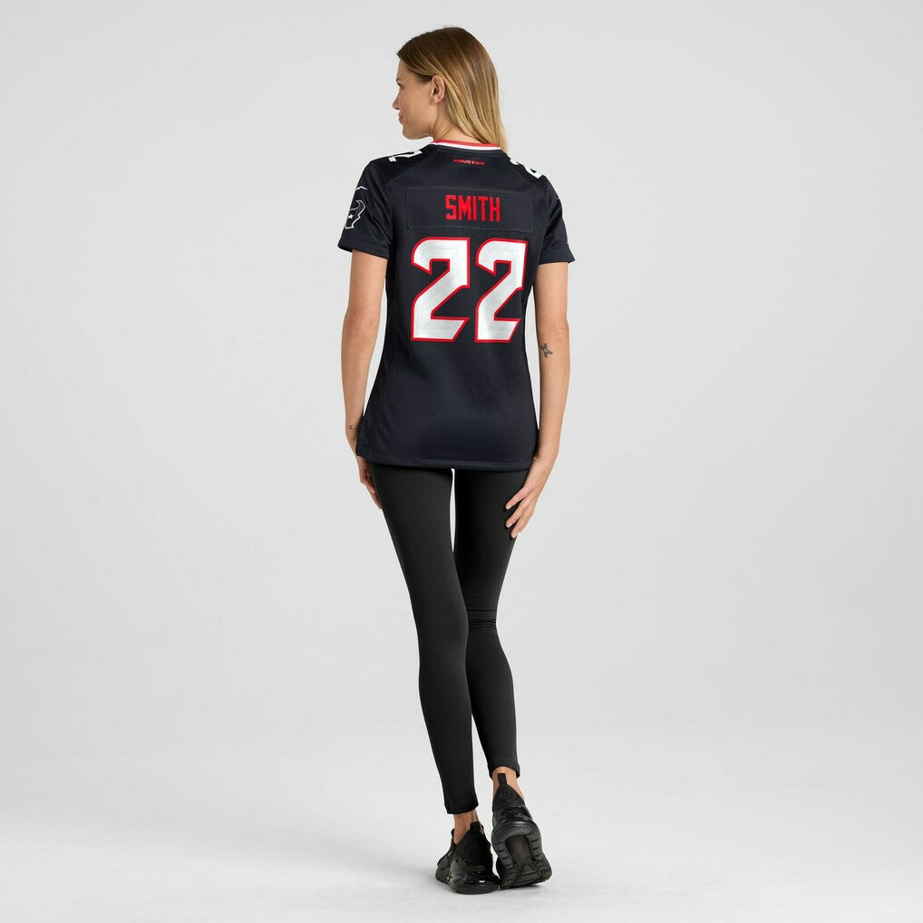 Jaylin Smith Houston Texans Women's Team Game Jersey - Navy | NFL Jerseys