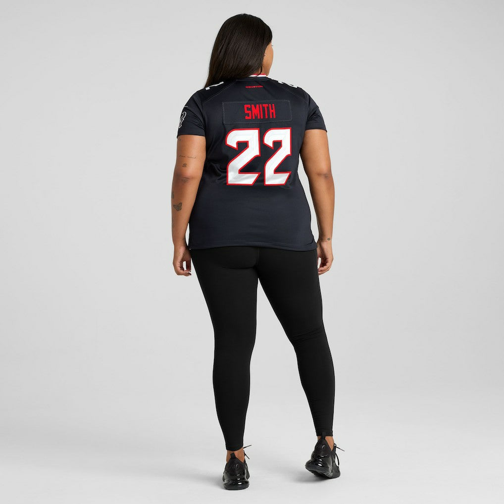 Jaylin Smith Houston Texans Women's Team Game Jersey Navy - Nike