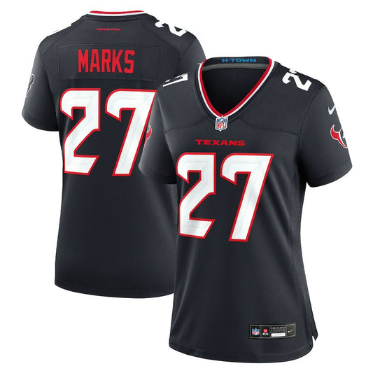 Woody Marks Houston Texans Women's Team Game Jersey - Navy | NFL Jerseys