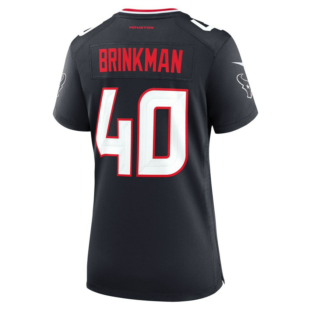 Austin Brinkman Houston Texans Women's Team Game Jersey Navy - Nike