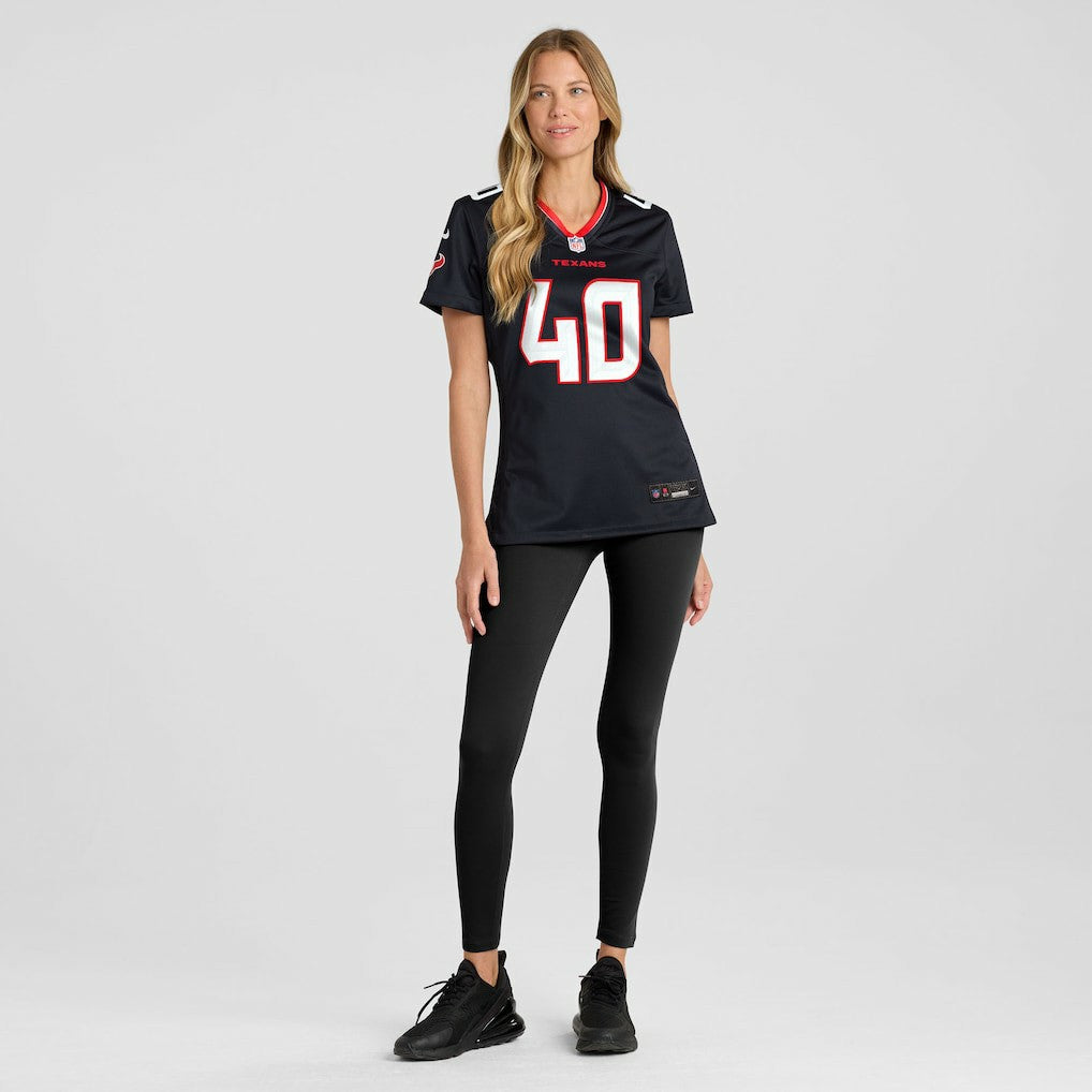 Austin Brinkman Houston Texans Women's Team Game Jersey - Navy | NFL Jerseys