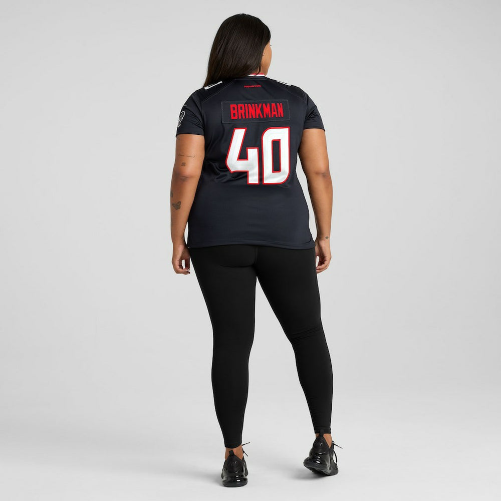 Austin Brinkman Houston Texans Women's Team Game Jersey Navy - Nike
