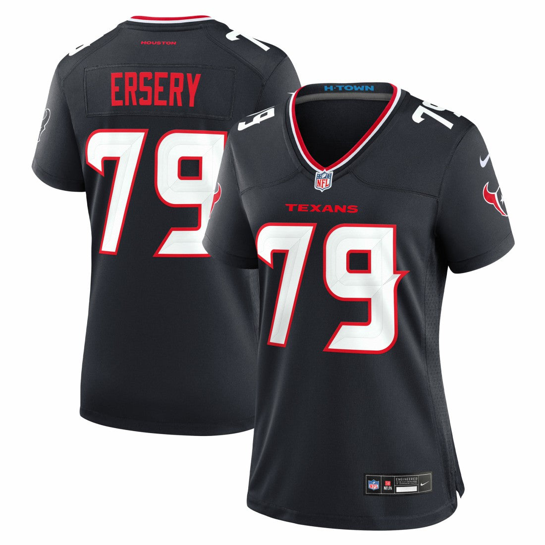 Aireontae Ersery Houston Texans Women's Team Game Jersey Navy - Nike