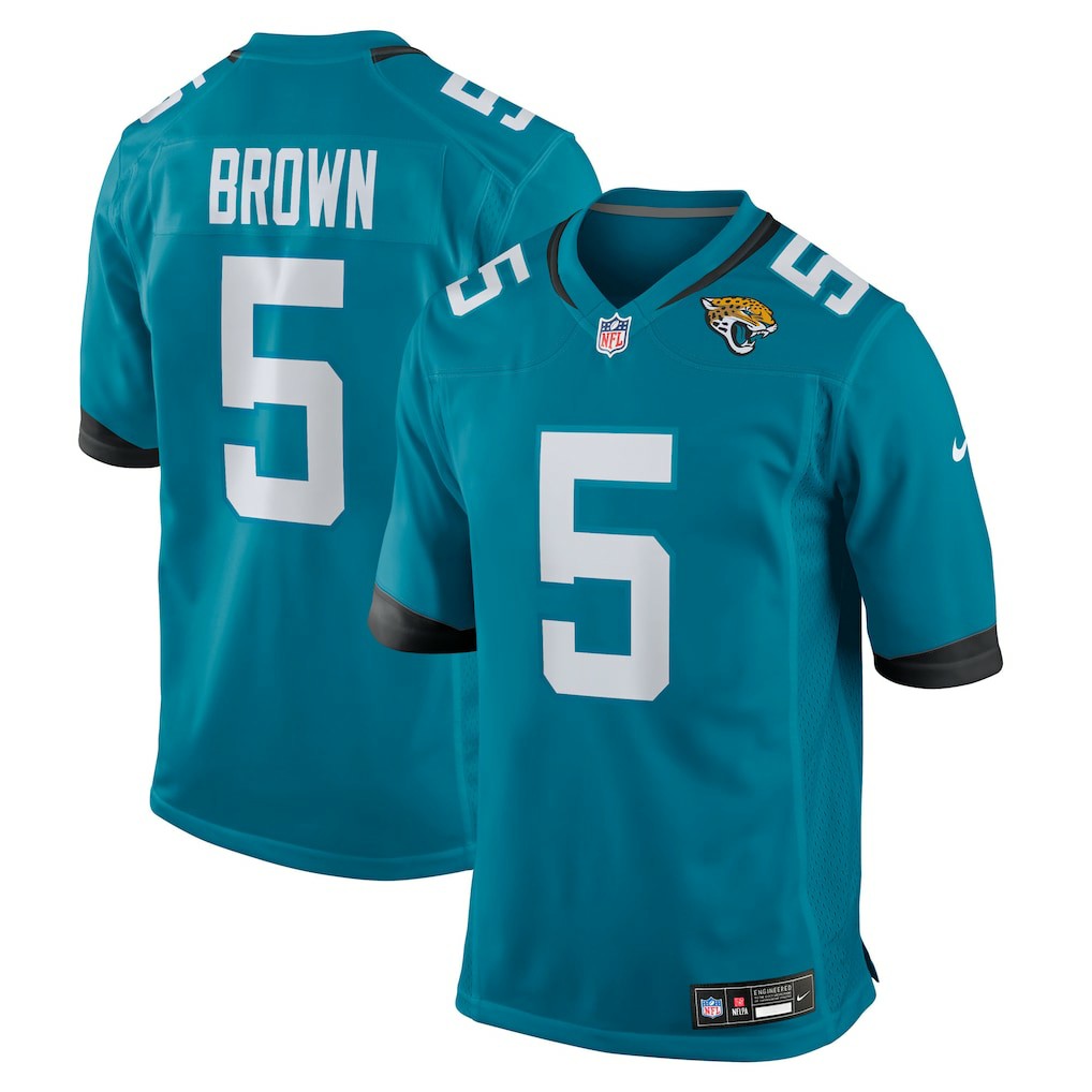 Dyami Brown Jacksonville Jaguars Team Game Jersey Teal - Nike