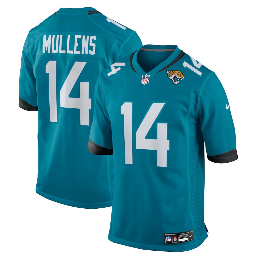 Nick Mullens Jacksonville Jaguars Team Game Jersey Teal - Nike