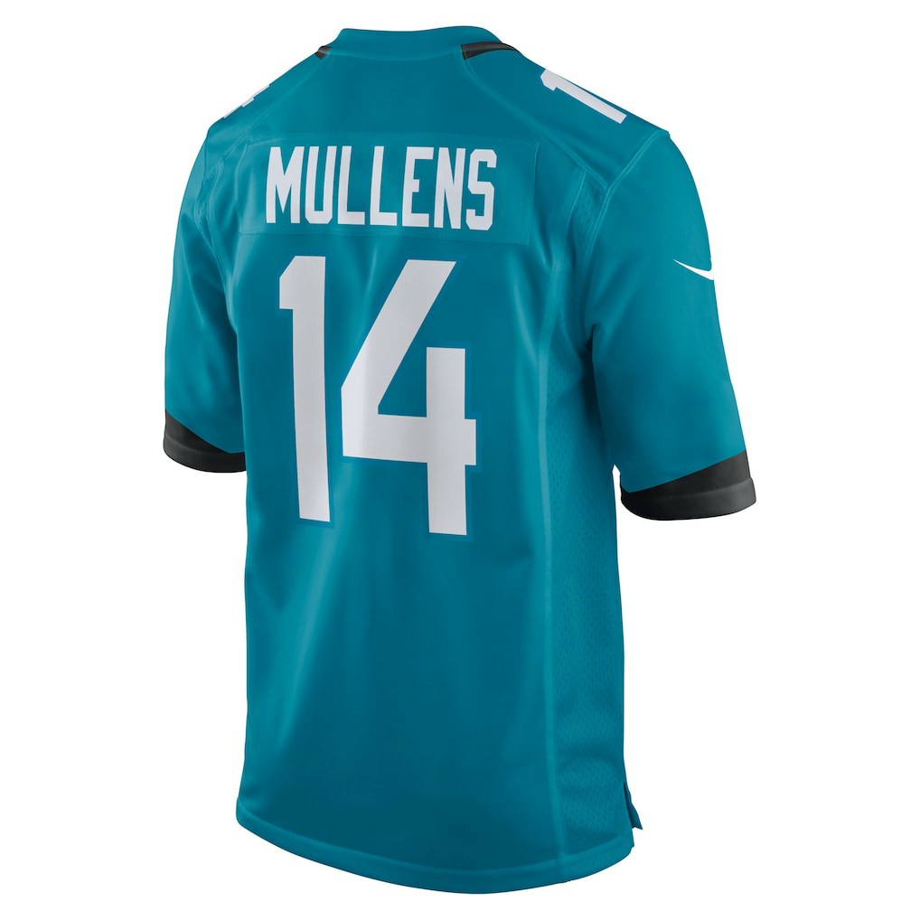 Nick Mullens Jacksonville Jaguars Team Game Jersey - Teal | NFL Jerseys
