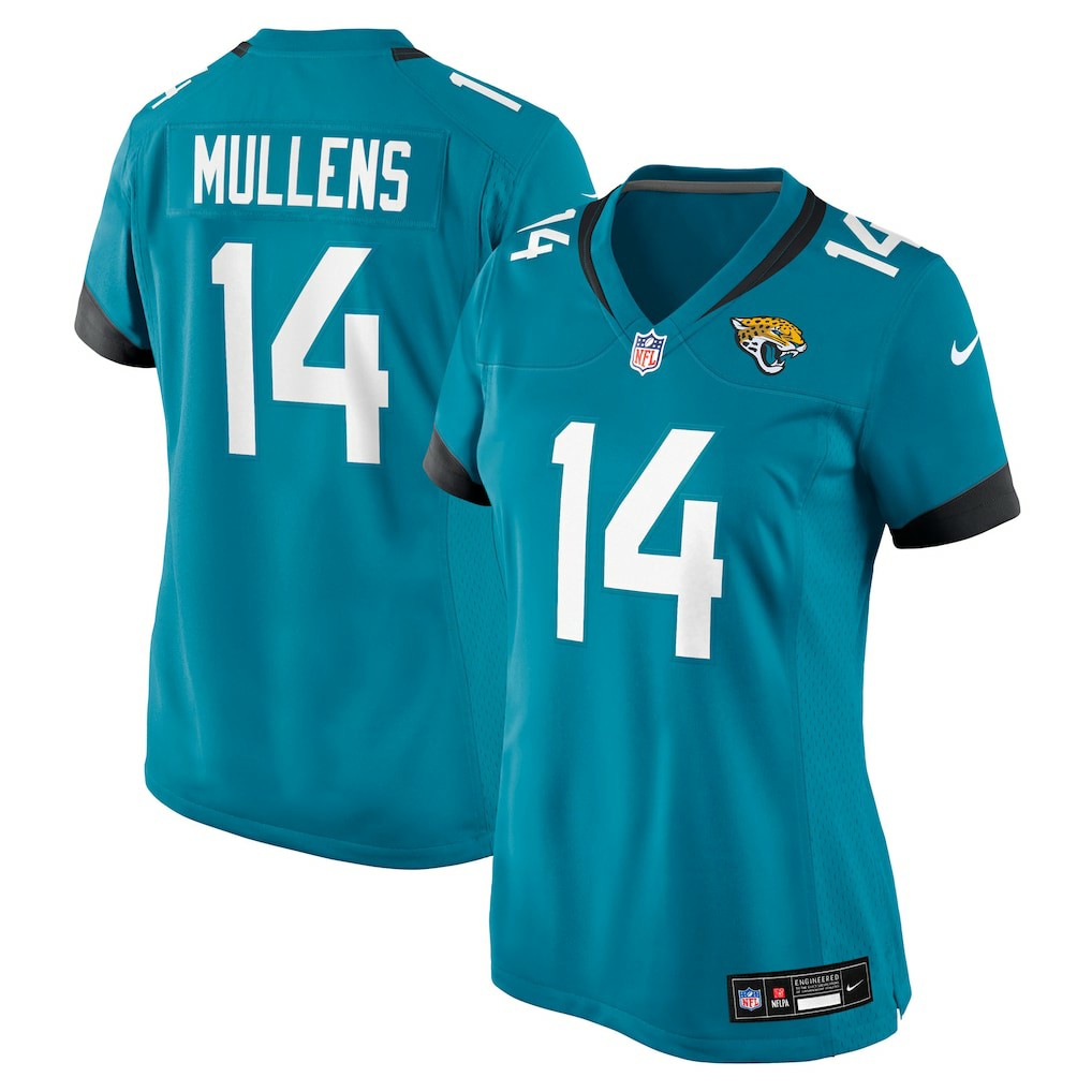 Nick Mullens Jacksonville Jaguars Women's Team Game Jersey - Teal | NFL Jerseys