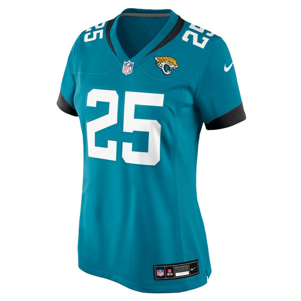 Rayuan Lane III Jacksonville Jaguars Women's Team Game Jersey Teal - Nike