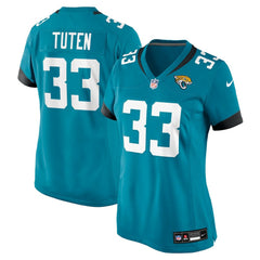 Bhayshul Tuten Jacksonville Jaguars Women's Team Game Jersey Teal - Nike