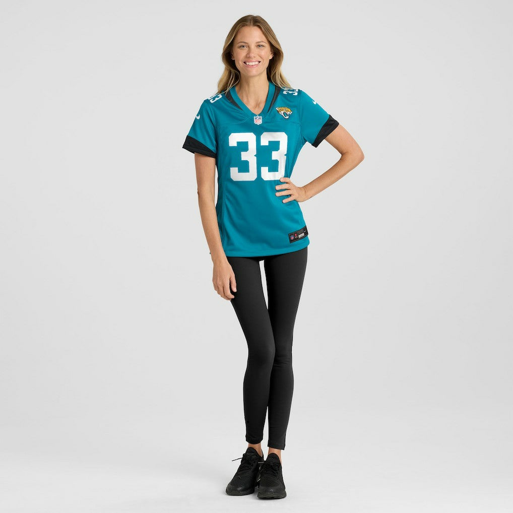 Bhayshul Tuten Jacksonville Jaguars Women's Team Game Jersey Teal - Nike
