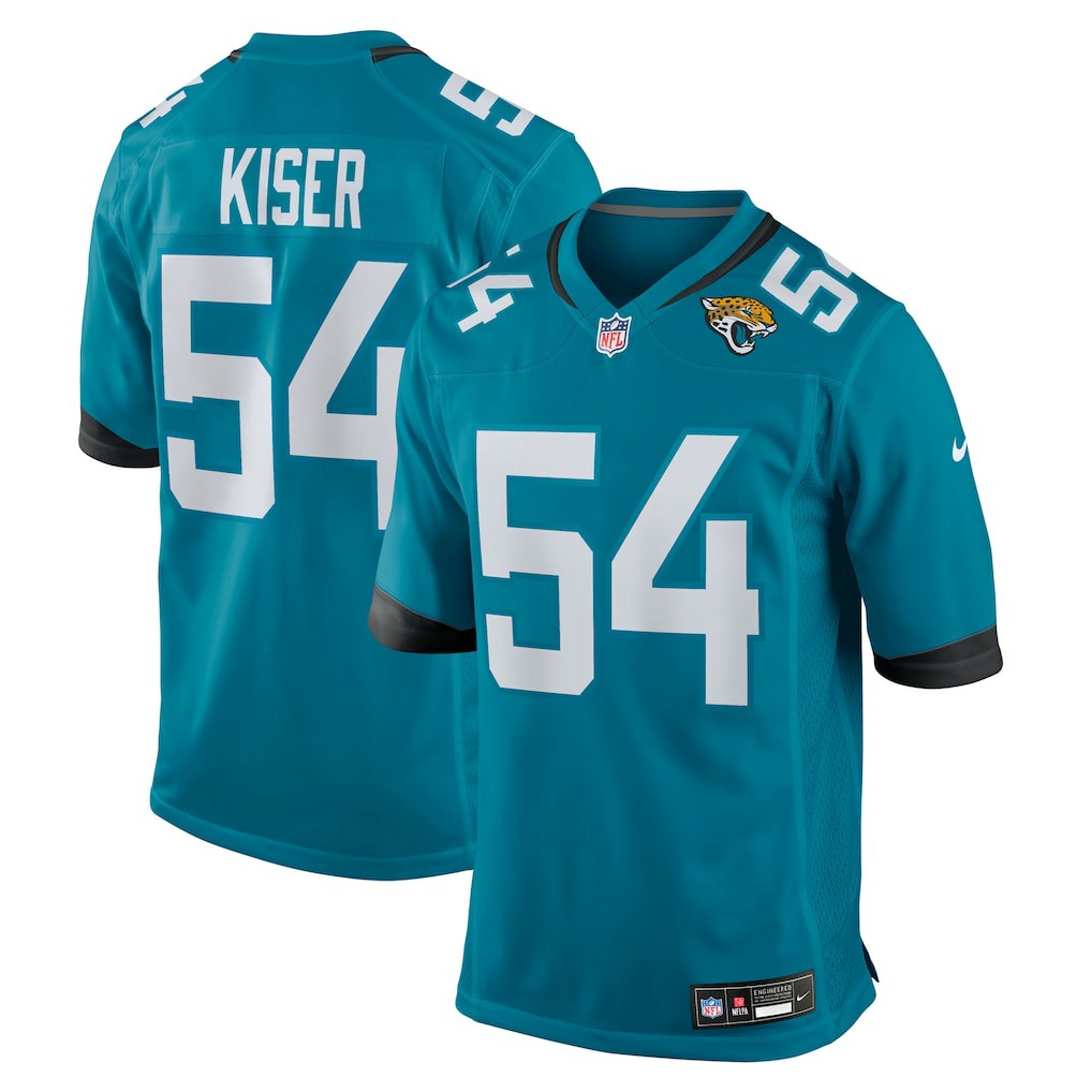 Jack Kiser Jacksonville Jaguars Team Game Jersey Teal - Nike