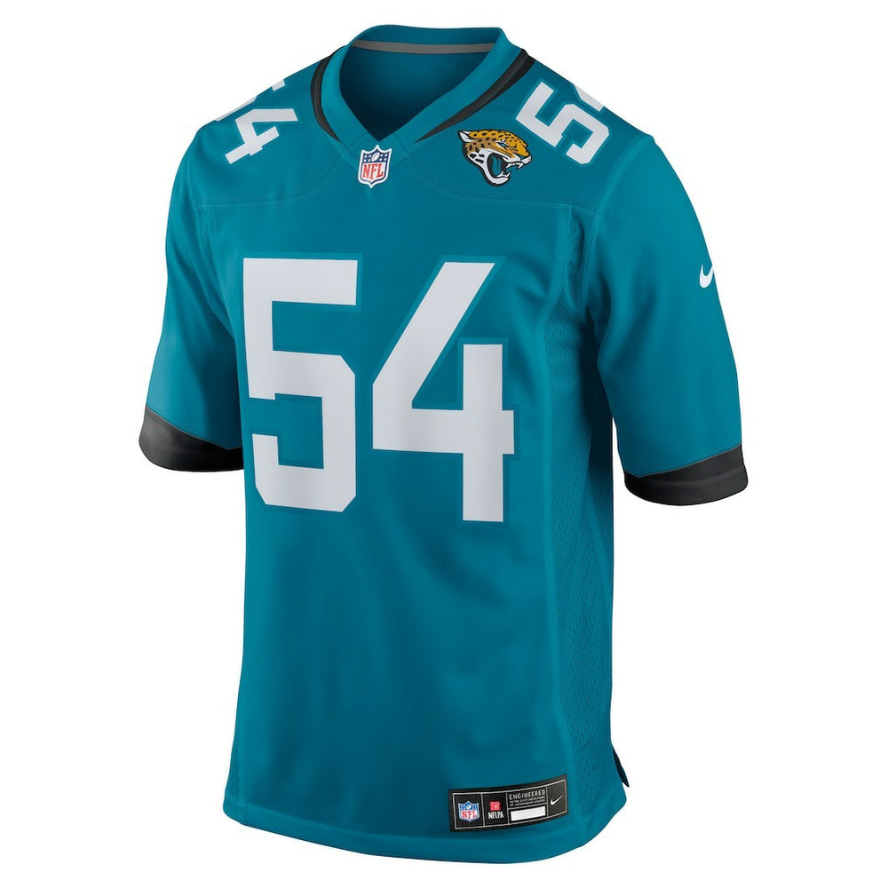 Jack Kiser Jacksonville Jaguars Team Game Jersey Teal - Nike