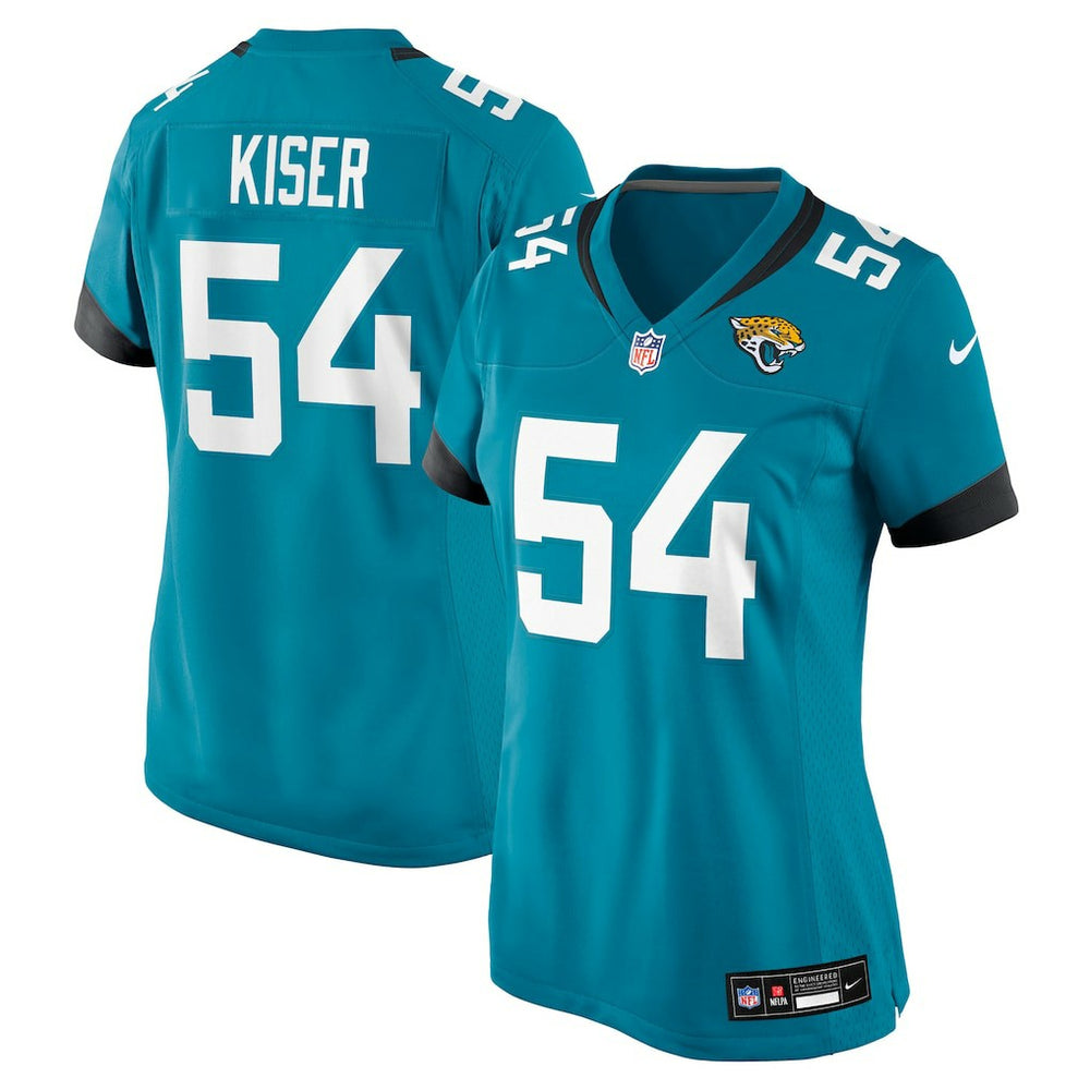 Jack Kiser Jacksonville Jaguars Women's Team Game Jersey Teal - Nike