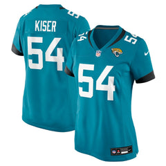 Jack Kiser Jacksonville Jaguars Women's Team Game Jersey Teal - Nike