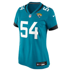 Jack Kiser Jacksonville Jaguars Women's Team Game Jersey Teal - Nike