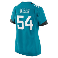 Jack Kiser Jacksonville Jaguars Women's Team Game Jersey Teal - Nike