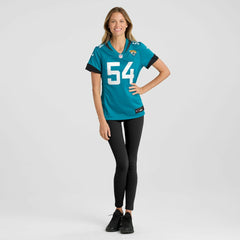 Jack Kiser Jacksonville Jaguars Women's Team Game Jersey Teal - Nike
