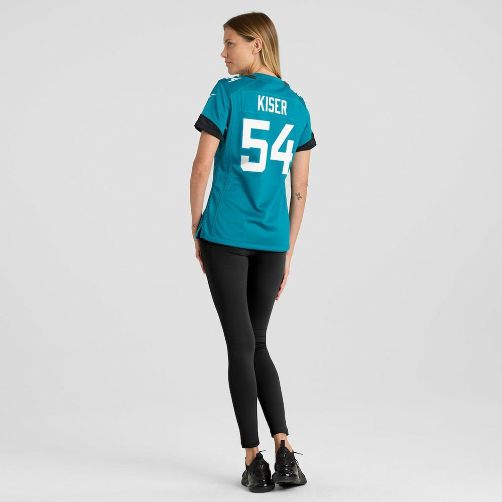Jack Kiser Jacksonville Jaguars Women's Team Game Jersey Teal - Nike