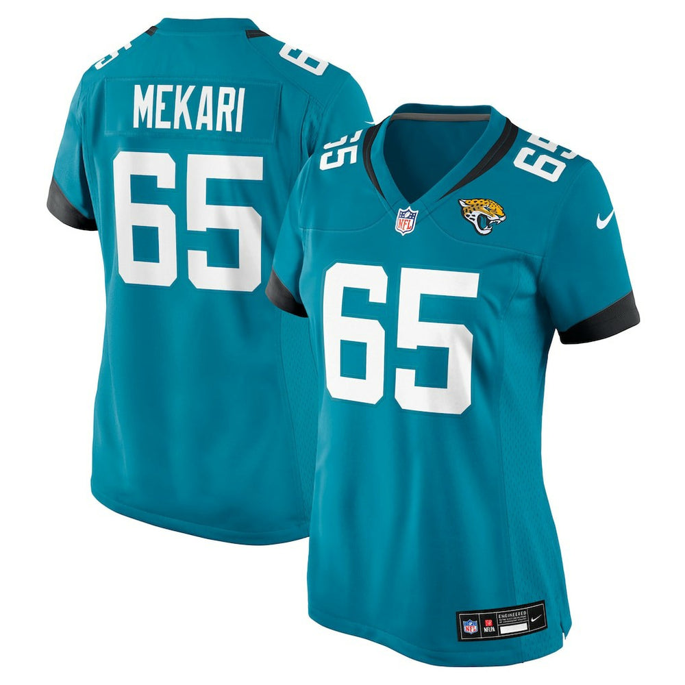 Patrick Mekari Jacksonville Jaguars Women's Team Game Jersey Teal - Nike