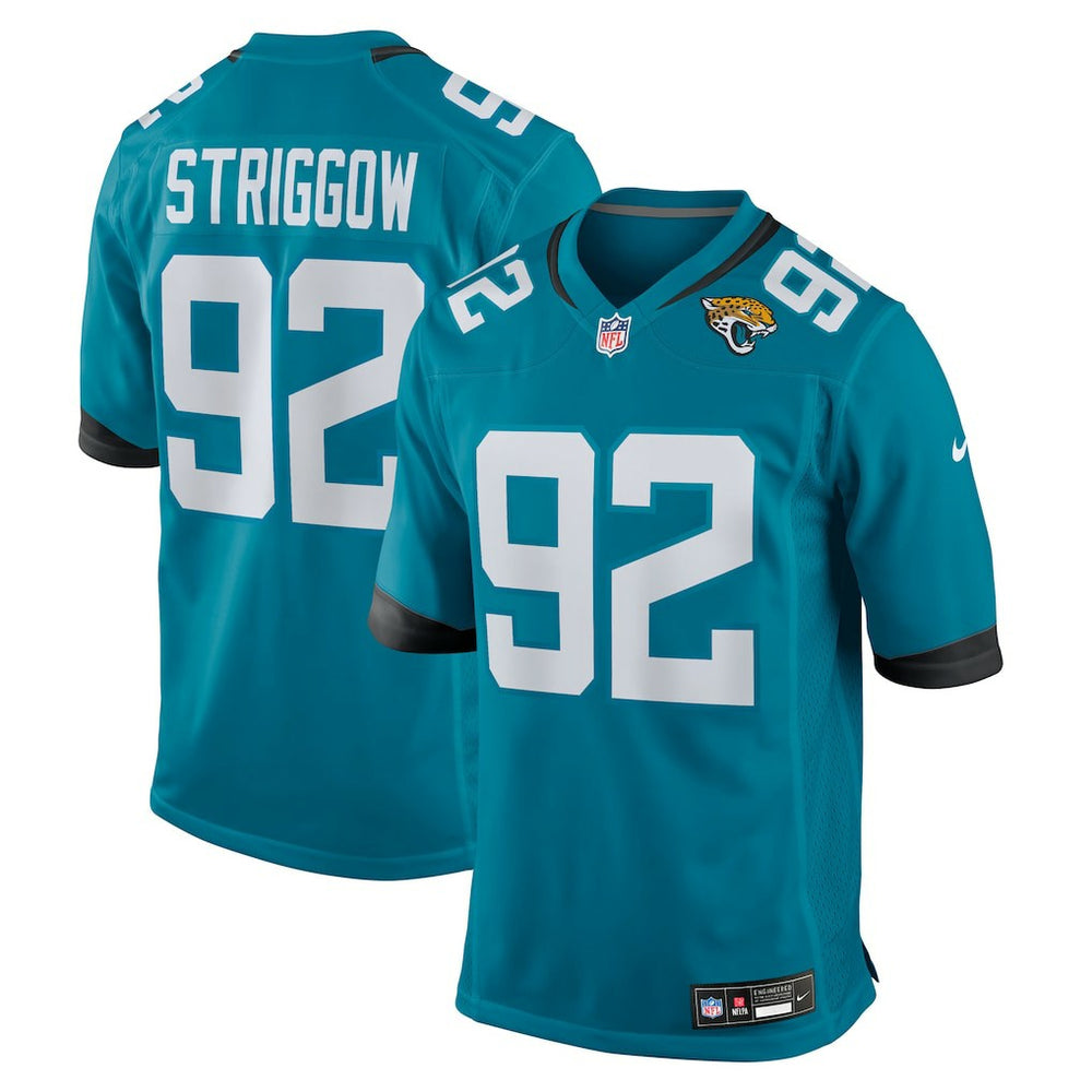 Danny Striggow Jacksonville Jaguars Team Game Jersey Teal - Nike