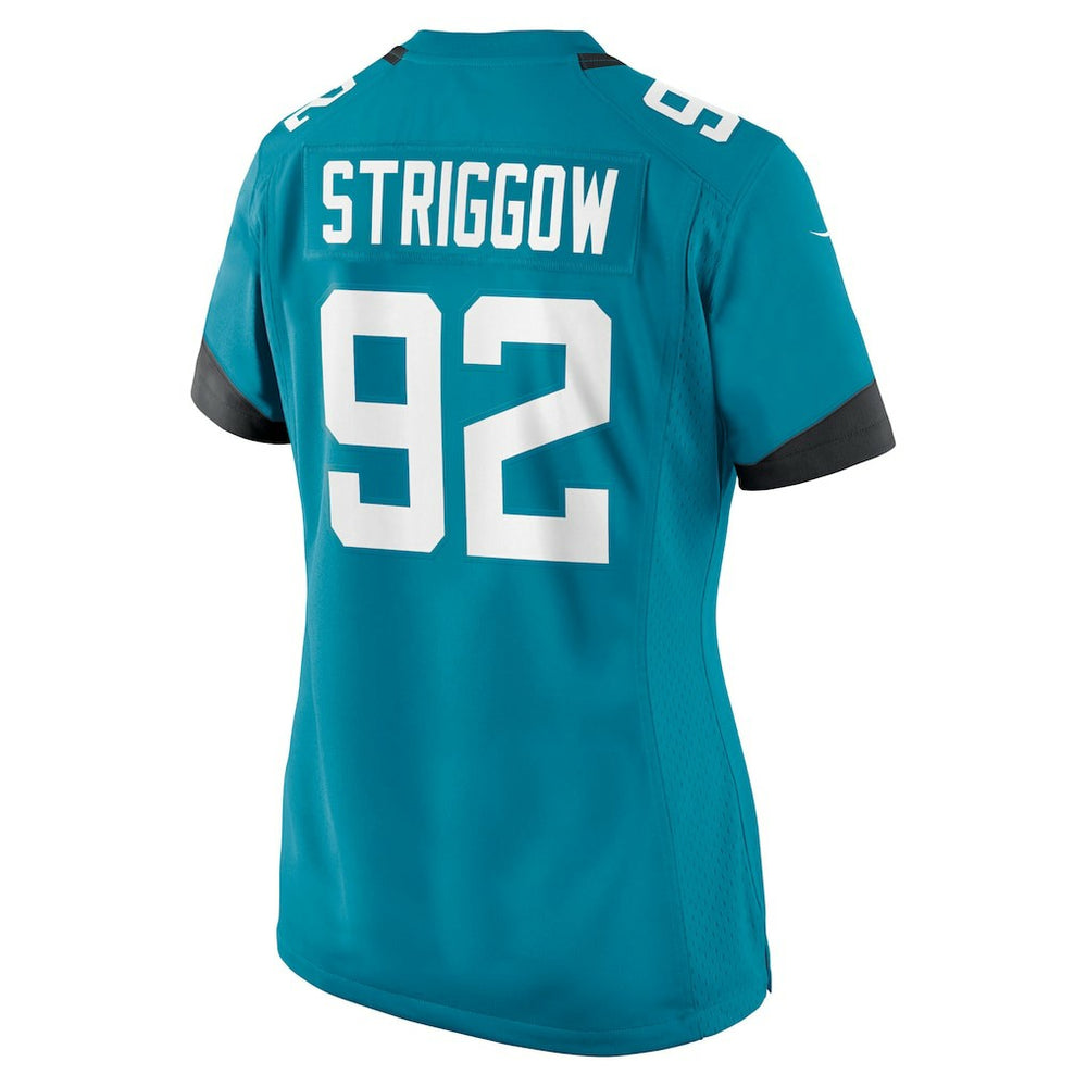 Danny Striggow Jacksonville Jaguars Women's Team Game Jersey Teal - Nike
