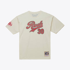 Ken Griffey Jr. Cincinnati Reds Mitchell & Ness Cooperstown Collection Throwback Name & Number T-Shirt Clearance