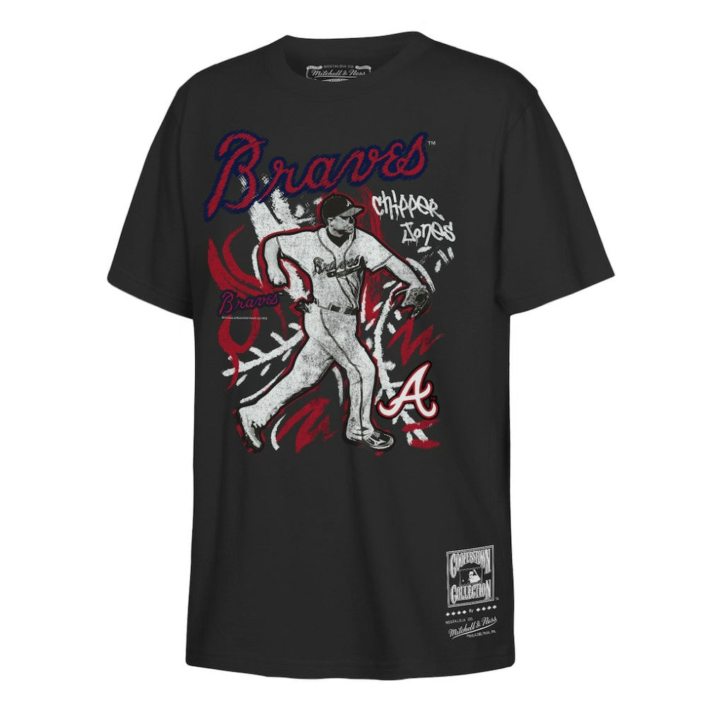 Chipper Jones Atlanta Braves Mitchell & Ness Youth Chalked Up Player T-Shirt Online