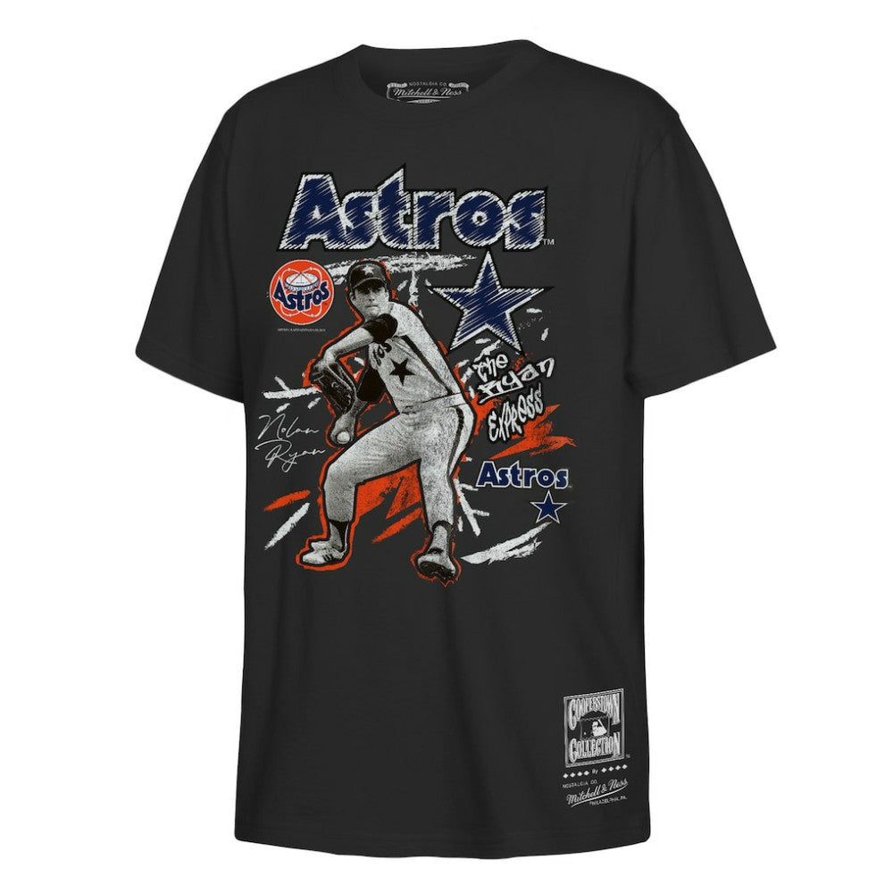Nolan Ryan Houston Astros Mitchell & Ness Youth Chalked Up Player T-Shirt Clearance