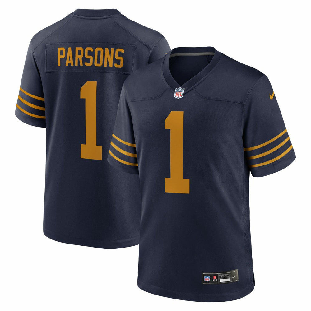 Micah Parsons Green Bay Packers The 1923 Classic Game Jersey Navy - Nike