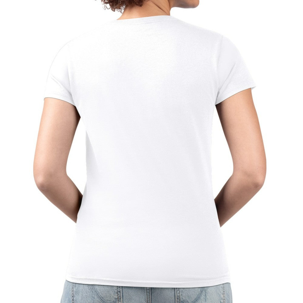 Toronto Blue Jays G-III 4Her by Carl Banks Women's Metallic Drop Lightweight V-Neck T-Shirt On Sale