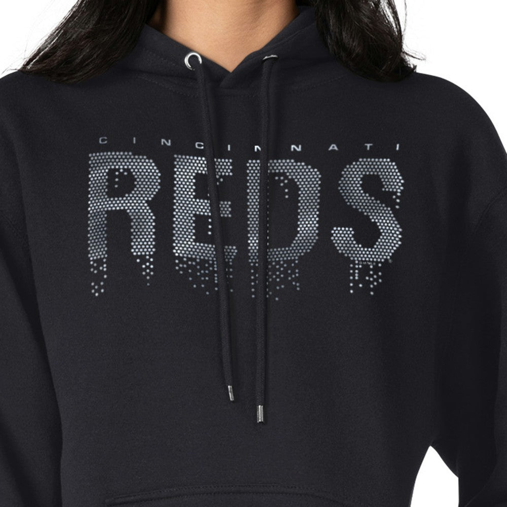 Cincinnati Reds G-III 4Her by Carl Banks Women's Metallic Drop Fleece Hoodie Near Me
