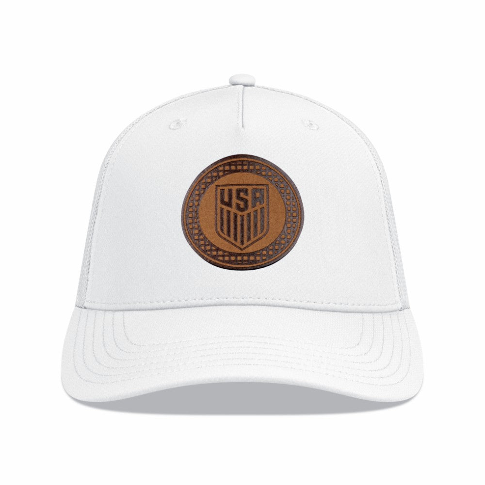 USMNT Levelwear Signal Periscope Adjustable Trucker Hat - White