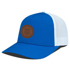 USMNT Levelwear Signal Periscope Adjustable Trucker Hat - Royal/White