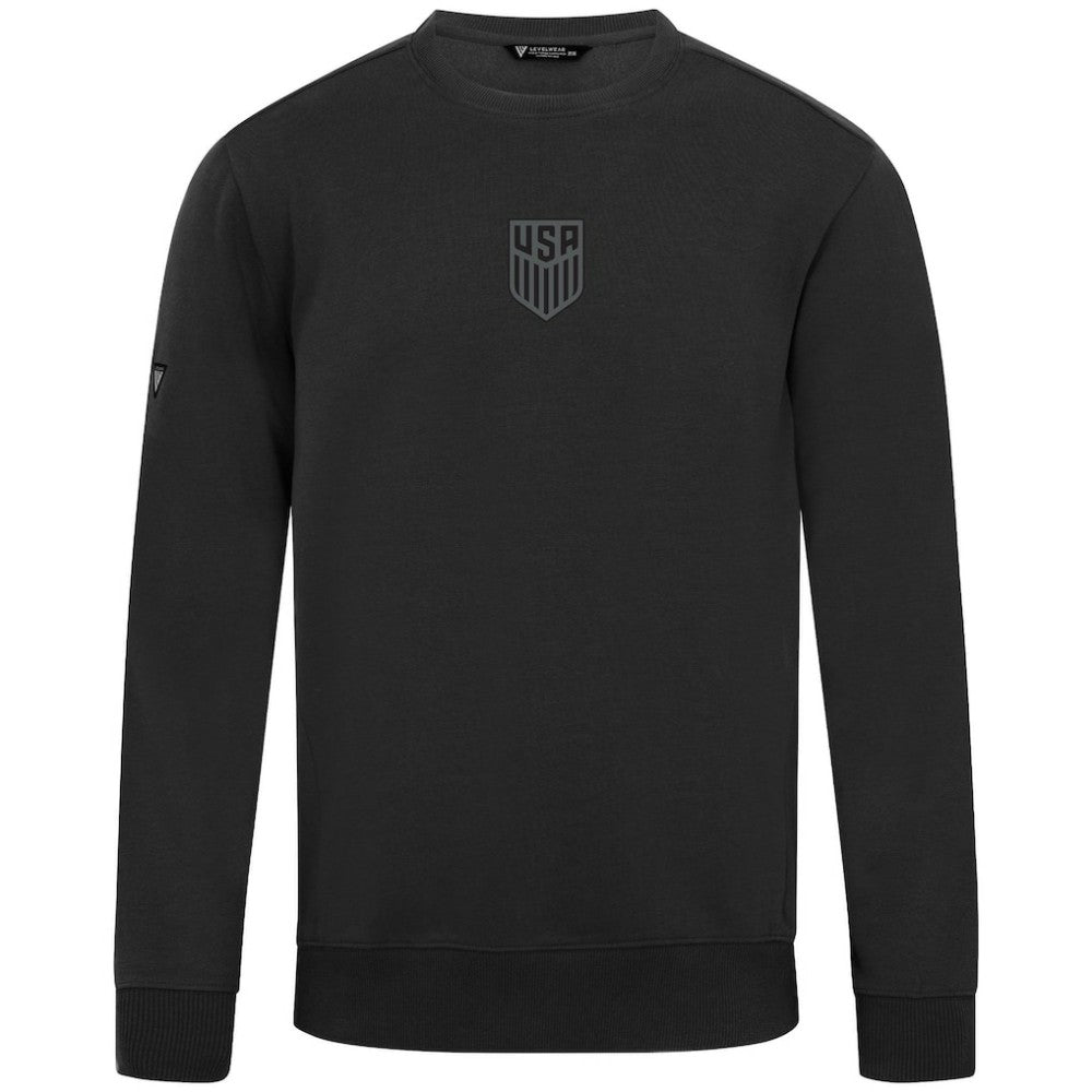 USMNT Levelwear Zane Chenille Sweatshirt - Black