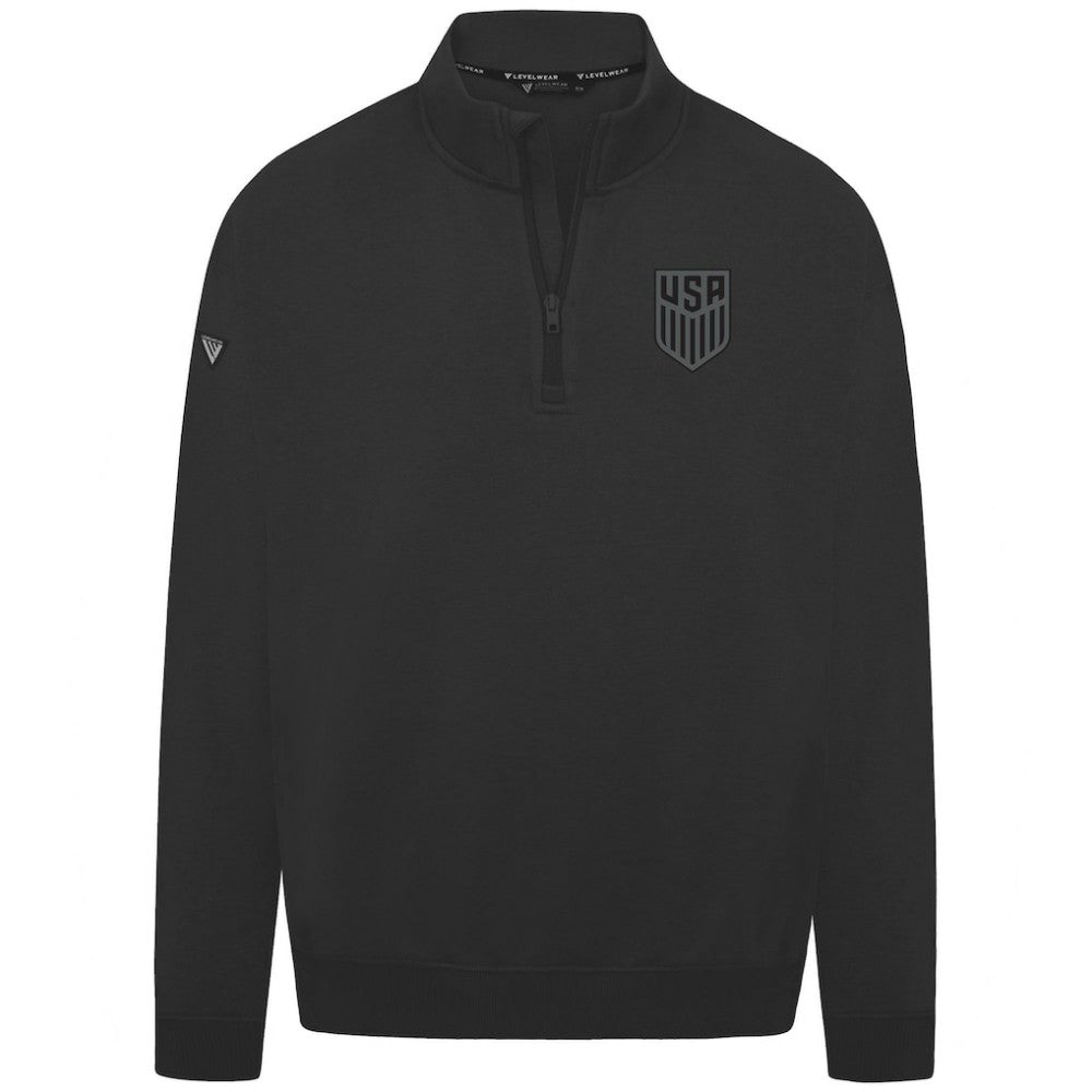 USMNT Levelwear Murray Quarter-Zip Sweatshirt - Black