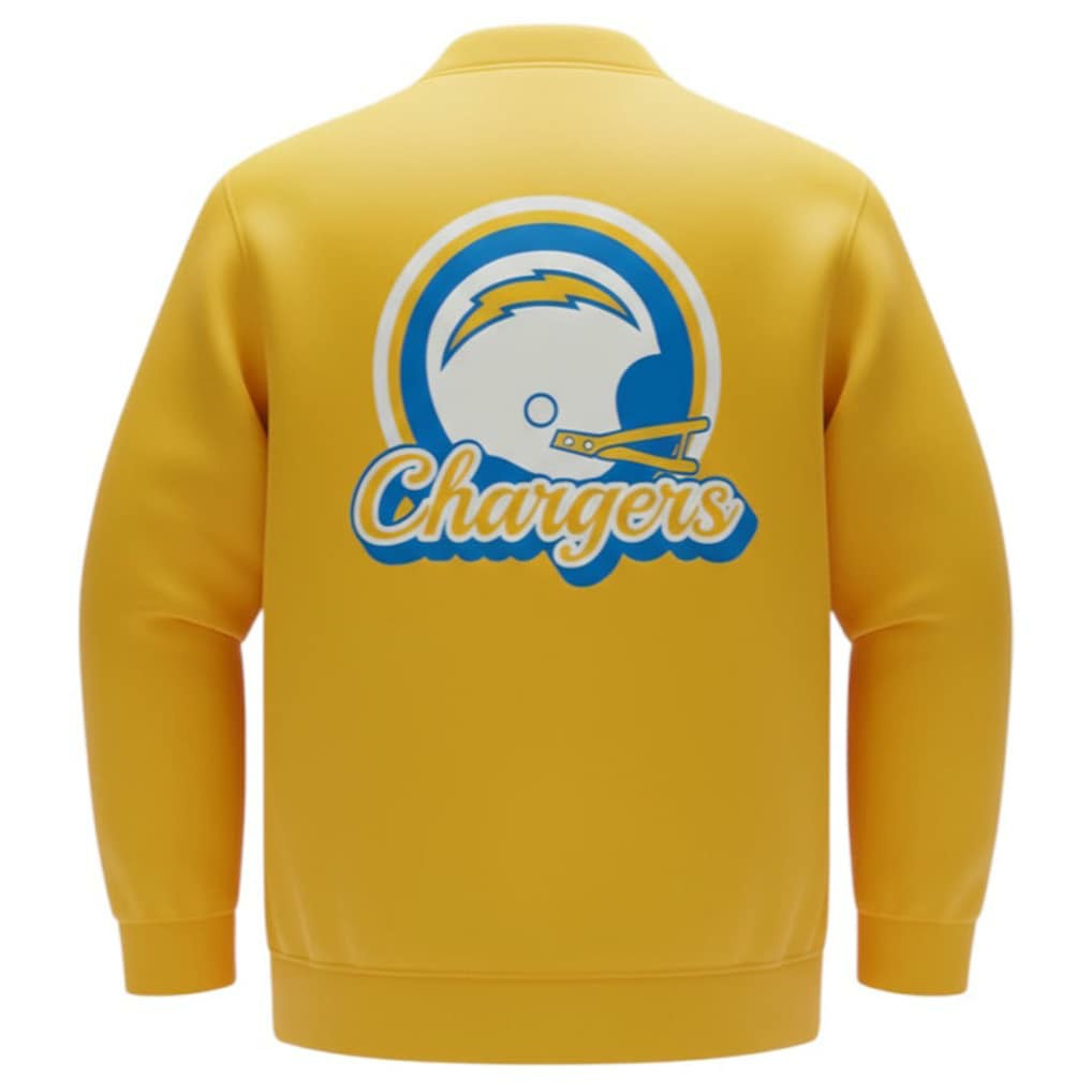 Los Angeles Chargers The Wild Collective Unisex Charger Power Fleece Sweatshirt Gold - NFL