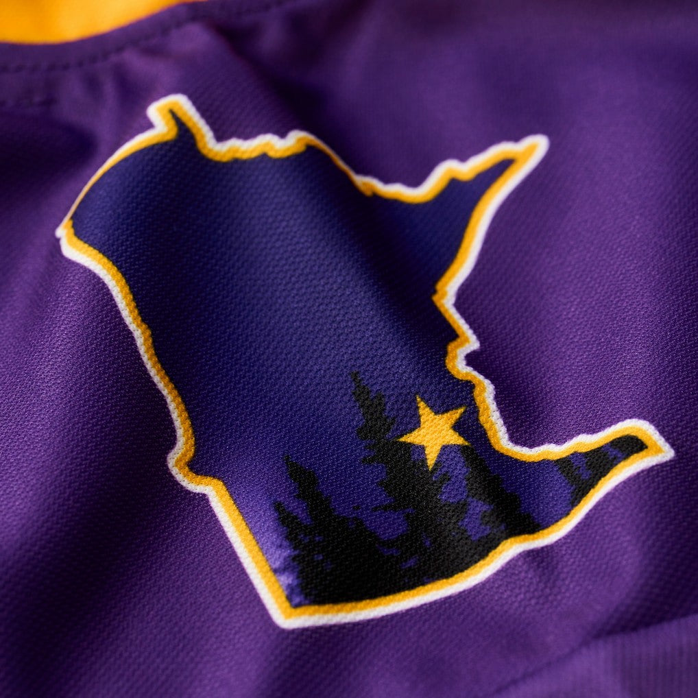 Justin Jefferson Minnesota Vikings Hockey Jersey Purple - Fanatics