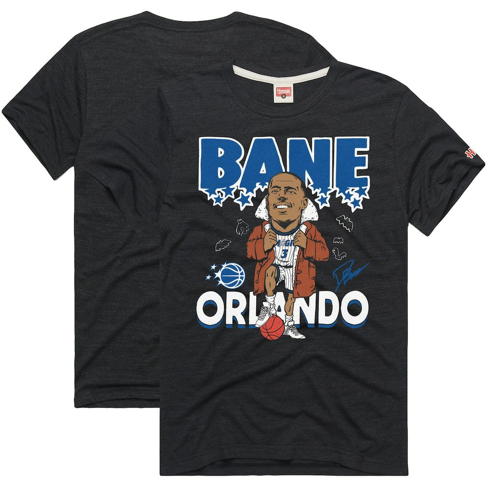 NBA - Desmond Bane Orlando Magic Homage Unisex Signature Tri-Blend T-Shirt - Charcoal