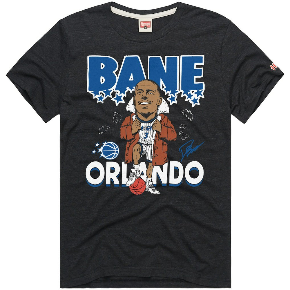 NBA - Desmond Bane Orlando Magic Homage Unisex Signature Tri-Blend T-Shirt - Charcoal