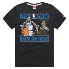 NBA - Paolo Banchero Orlando Magic Homage Unisex NBA Jam Tri-Blend T-Shirt - Charcoal