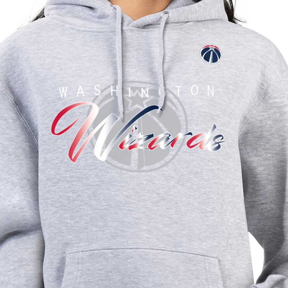 NBA - Washington Wizards G-III 4Her by Carl Banks Women's Shadow Logo Tri-Blend Fleece Hoodie - Gray